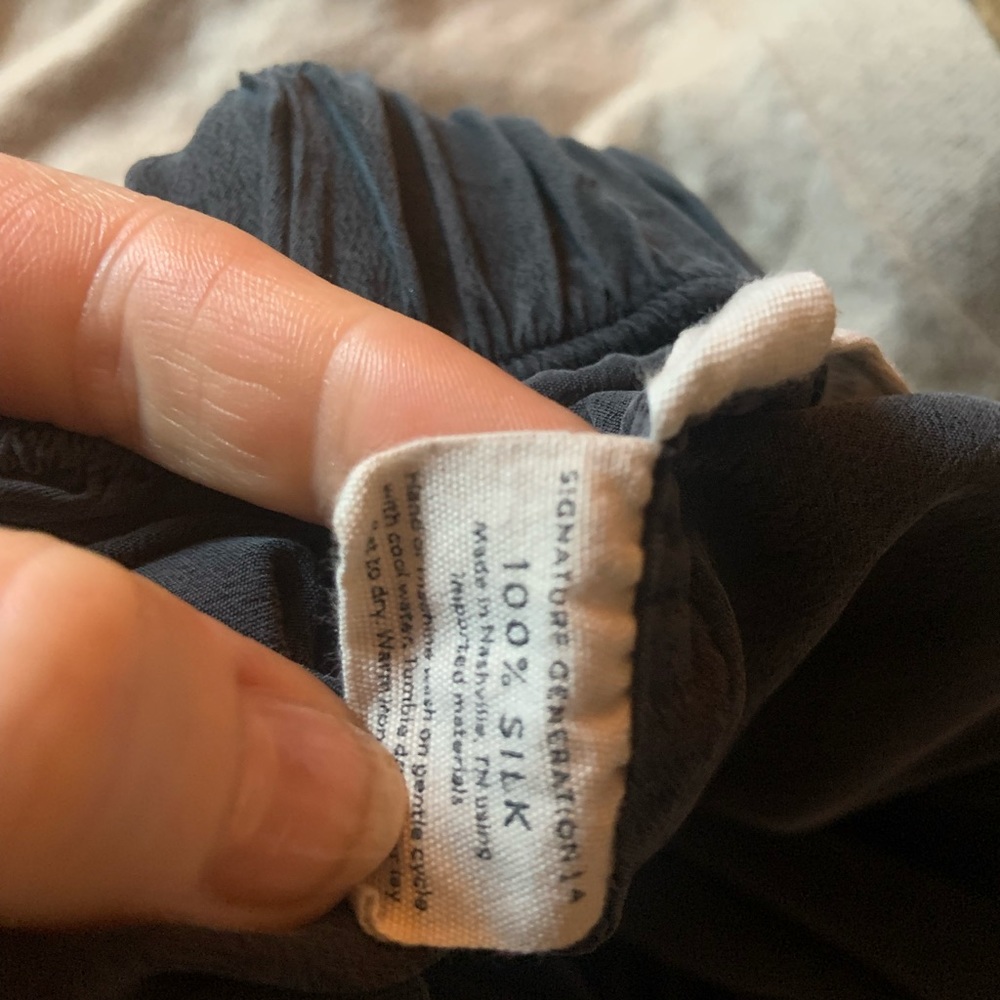 Elizabeth Suzann Black silk crepe Bell skirt XS - Picture 8 of 8